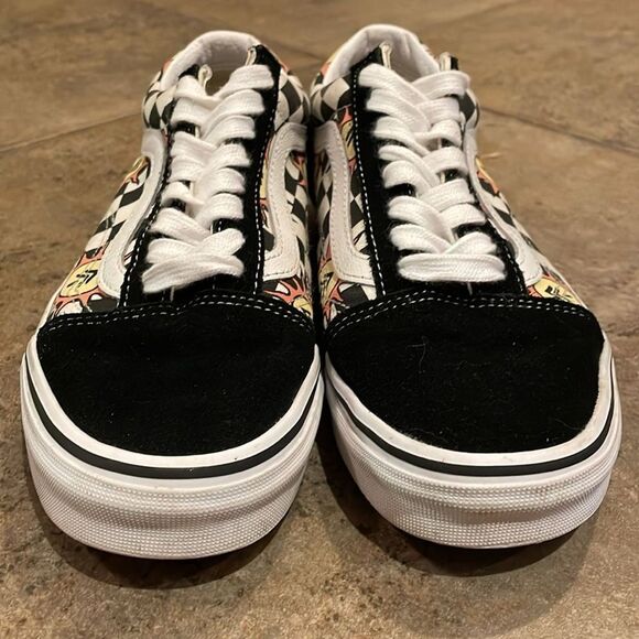 Vans Park Projects Black White Checkerboard Low Top Sneaker Shoes Unisex M6.5 W8 - Picture 8 of 14